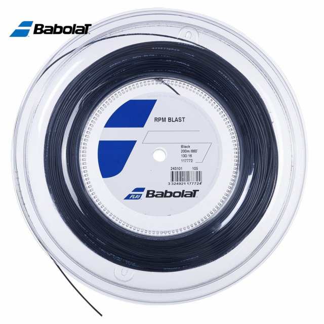 『即日出荷』バボラ Babolat テニスガット・ストリング RPM BLAST RPMブラスト 200mロール ロールガット 243101