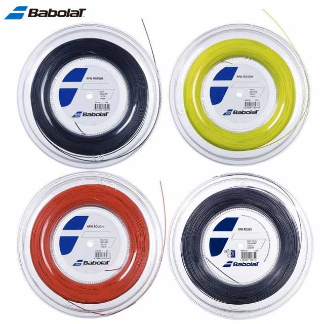 バボラ Babolat テニスガット・ストリング RPM ROUGH RPMラフ 200mロール ロールガット 243140