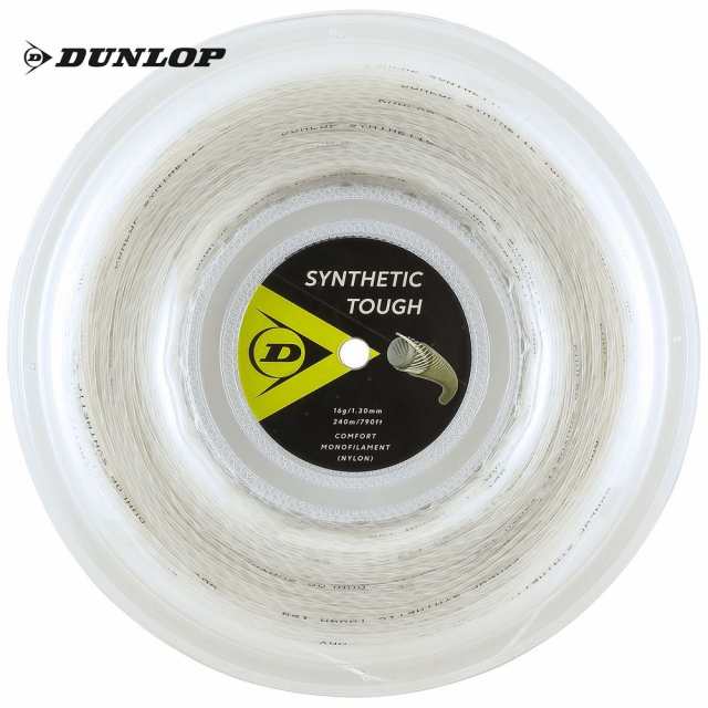 ダンロップ DUNLOP テニスガット・ストリング SYNTHETIC TOUGH シンセティック・タフ ロールタイプ 240mロール DST22001