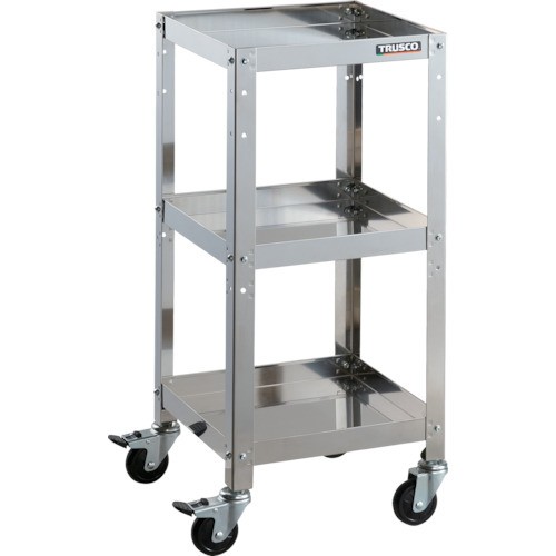 トラスコ中山 TRUSCO クリーンラビット 75ゴム車鉄金具 360×360×H810 3段 CRB-833 [A020501]の通販は