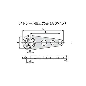 トネ TONE 【個人宅不可】 増力器用反力受 100PXH [A010326]