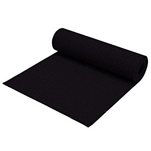 ミヅシマ工業 【個人宅不可】 クッションマット 1MX5MX5mm ブラック 407-0000 [A230101]の通販は 30,630円