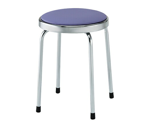 アズワン AS ONE 回転スツール ブルー 425×425×465mm 7-3436-01 [G050101]の通販は