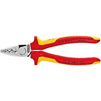 クニペックス KNIPEX 絶縁圧着ペンチ 落下防止 （BK） No.9778-180TBK [A011003]の通販は