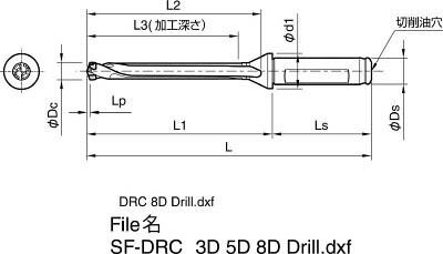 京セラ KYOCERA ドリル用ホルダ SF16-DRC120M-8 [A080115]