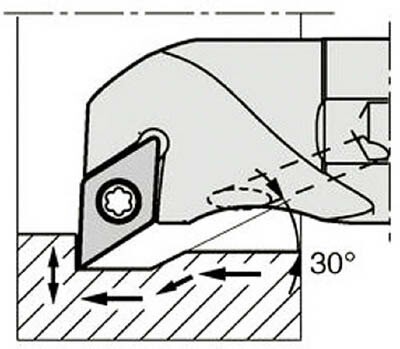 京セラ KYOCERA 内径加工用ホルダ A25S-SDUCR11-32AE [A080115]