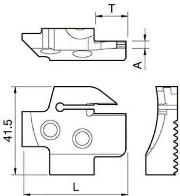 京セラ KYOCERA 溝入れ用ホルダ KGDFR-65-3C-C [A080115]