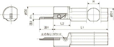 京セラ KYOCERA 内径加工用ホルダ S19N-SVNR12N [A080115]