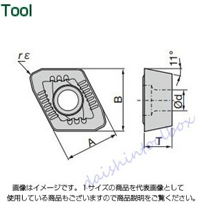 タンガロイ TACドリル用TACチップ COAT AH740(10個入) XPMT040104R-DJ [A080115]の通販は 8,183円