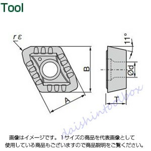 タンガロイ TACドリル用TACチップ COAT AH120(10個入) XPMT050204R-DS [A080115]