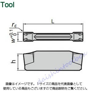 タンガロイ 旋削用溝入れTACチップ CMT NS730(10個入) WGE20L [A080115]の通販は