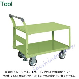 サカエ SAKAE 【個人宅不可】【別途送料】特製四輪車 フロアストッパー付 TAW-55F[313-650715]