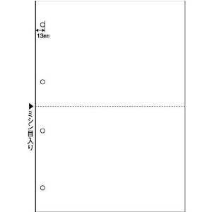 ☆☆ ヒサゴ エコノミーマルチプリンタ帳票2面4穴A4 [555-567504]