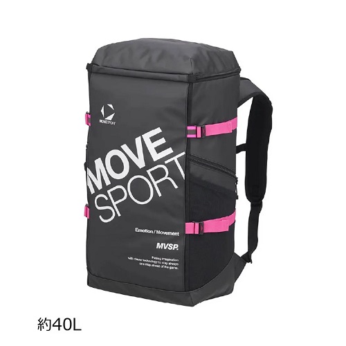 デサント DESCENTE スクエアバッグ50 容量：約40L バックパック  ユニセックス st5sbp40u-bkpk