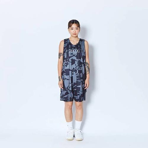 AKTR バスケットボールウェア セットアップ　カモフラージュ柄 アクター（AKTR）（メンズ）バスケットボールウェア FLECKTARN