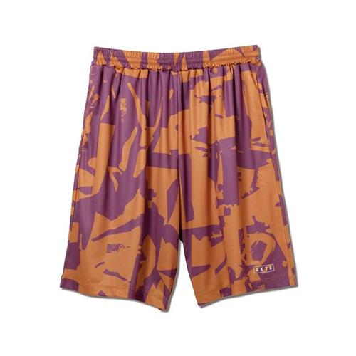 アクター AKTR  CUT-UP CAMO 8.5-INCH SHORTS ハーフパンツ ユニセックス バスケットボール 125-026002-OR