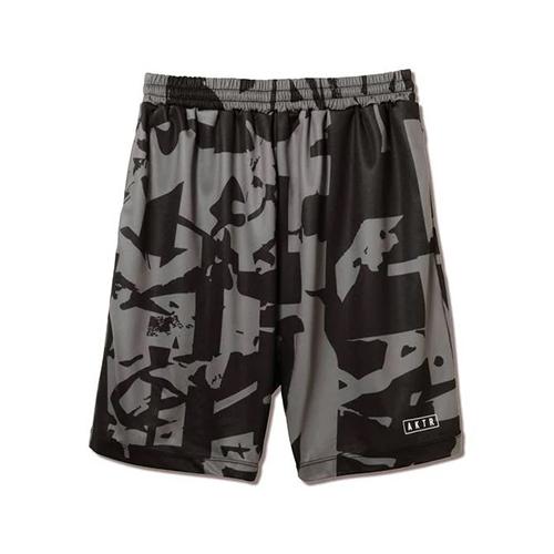 アクター AKTR  KIDS CUT-UP CAMO SHORTS ハーフパンツ ジュニア バスケットボール 125-047002-BK