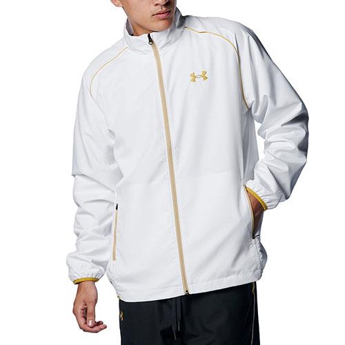 アンダーアーマー UA アンディナイアブル フルジップ ウーブン ジャケット 長袖 メンズ 野球 1388140-100