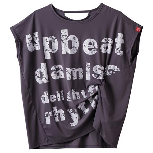 ダミス DA MISS パネルロゴTシャツ 半袖 フィットネス ウィメンズ 1434-1604-CHA