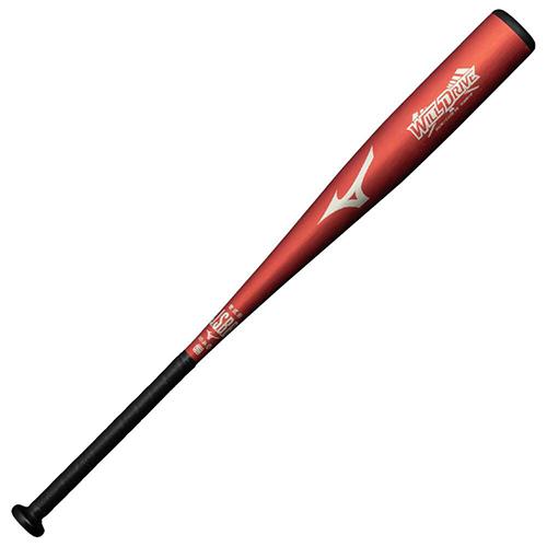 ミズノ MIZUNO 軟式用ウィルドライブ レッド ミドル (金属製/83cm/平均680g) 野球バット 1CJMR17983-62
