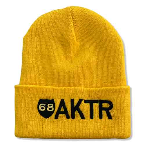 アクター AKTR 68xAKTR LOGO KNIT CAP YL 帽子 バスケットボール ユニセックス 224-109021-YL