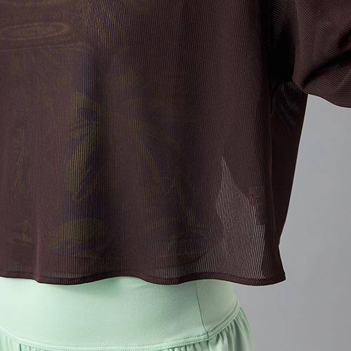 チャコット・バランス Chacott BALANCE シアーリブバックシャンTシャツ