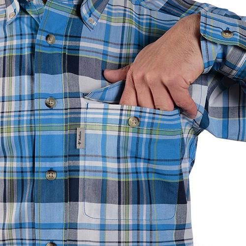 フォックスファイヤー Foxfire Cシールドフレッシュチェックシャツ C-SHIELD Fresh Check Shirt アウトドア メンズ 5212521-040