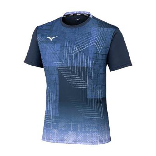 ミズノ MIZUNO 【汗処理／通気】ドライエアロフローゲームシャツ(ラケットスポーツ) 半袖 ユニセックス 62JAC511-14
