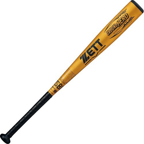 ゼット ZETT 軟式ジュニア アルミバット グランドヒーロー 76cm 510g 野球 ジュニアバット BAT74476-8200