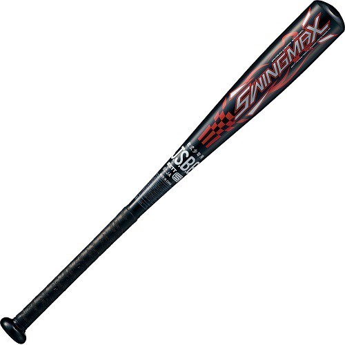 ゼット ZETT 軟式ジュニア アルミバット SWINGMAX 68cm 390g 野球 ジュニアバット BAT75468-1900