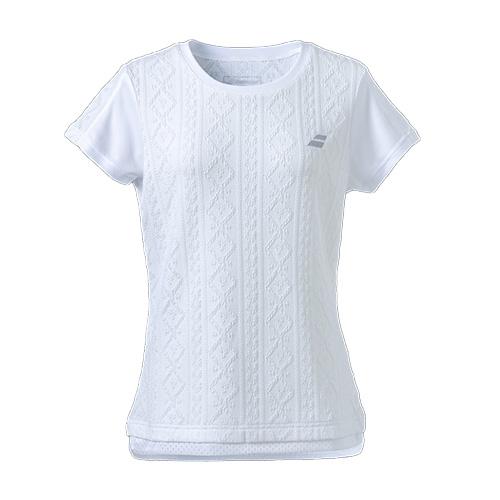バボラ Babolat PURESHORTSLEEVESHIRT テニス レディースウェア 半袖 BWG4376-WH00の通販は 7,761円