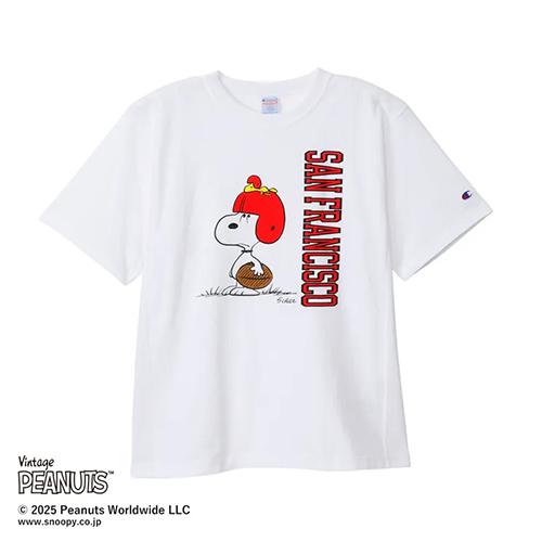 チャンピオン Champion リバースウィーブ(R) ショートスリーブ スヌーピー Tシャツ 半袖 メンズ C3-B351-010