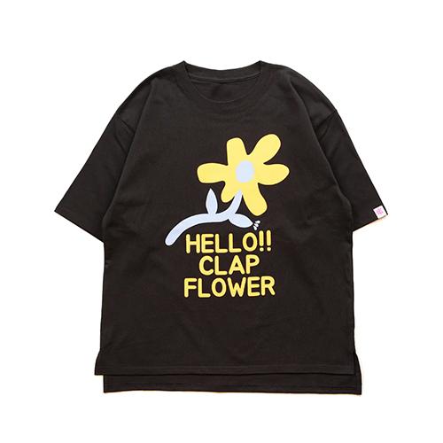 クラップ clap CLAP FLOWER BIG Tシャツ 半袖 レディース フィットネス CTS24076-BKの通販は 5,412円