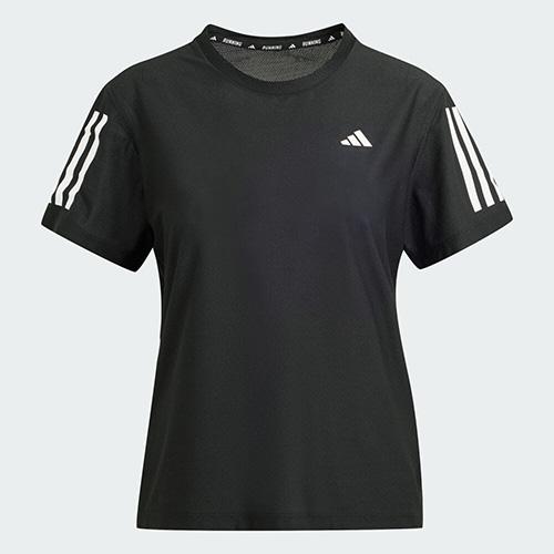 【陸上・ランニング】adidas　アディダス　ランニングシャツ　ランシャツ　白・黒S　箱根駅伝マラソン adidas ランニング シャツオウン ザ ラン AOP Tシャツ TX758メンズ