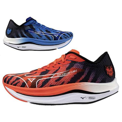 ミズノ MIZUNO ウエーブリベリオンフラッシュ2 ランニング シューズ ユニセックス J1GC2417-01