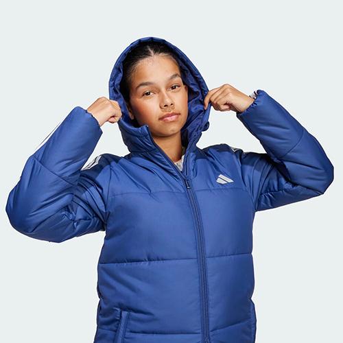 アディダス adidas ロングコート アウター キッズ JV5244の通販はau