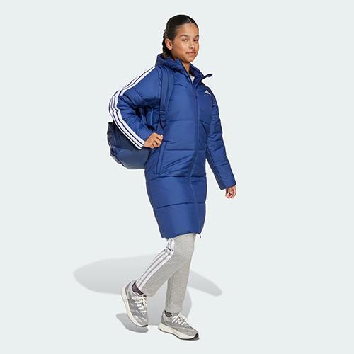 アディダス adidas ロングコート アウター キッズ JV5244の通販はau