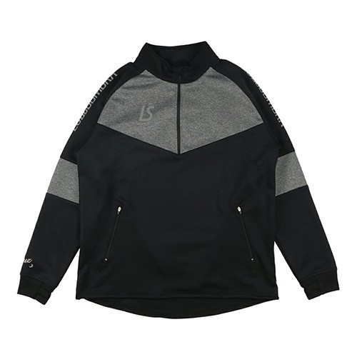 ルースイソンブラ LUZeSOMBRA SINGLE FACE JERSEY HALFZIP TOP ハーフジップトップ 長袖 サッカー フットサル メンズ L1232052-BLKの通販は