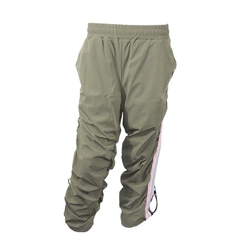 マーブル Marble ドロスト ギャザーカプリ カプリパンツ フィットネス ウィメンズ L2508-707-KHA