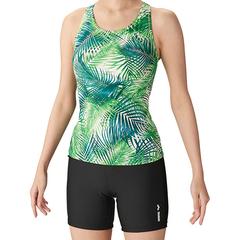 アリーナ ARENA フィットネスセパレーツ (Yバック・差し込みパッド) レディース水着 LAR-4250W-BKGNの通販は 11,330円