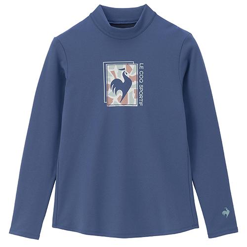 ルコック le coq sportif モックネック長袖シャツ テニス レディース LN4FLT11L-BL00の通販は 5,292円