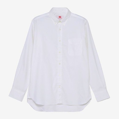 カンタベリー CANTERBURY ロングスリーブストレッチボタン ダウンシャツ ポロシャツ ユニセックス RA424621-10