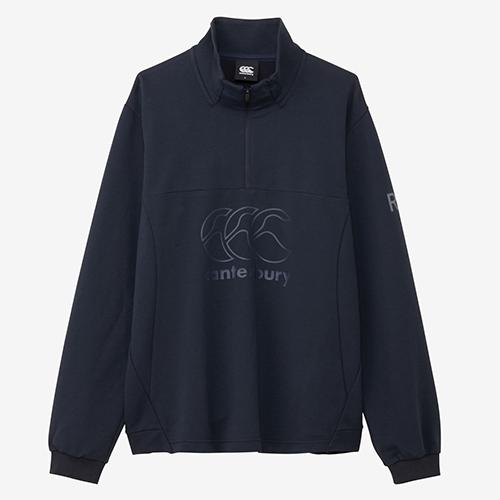 【期間限定価格】カンタベリー CANTERBURY アールプラス クロスオーバーハーフジップ トレーニング スウェット 長袖 ユニセックス RP425079-29