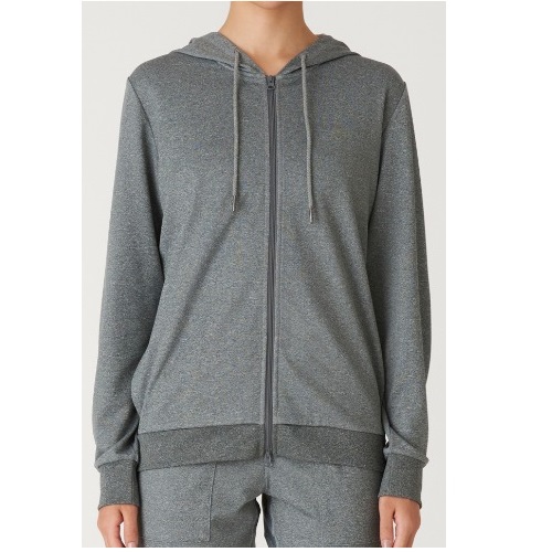 リアルストーン Real Stone ZIPUPパーカ レディ-ス ヨガウェア RS-C522JK-GRY