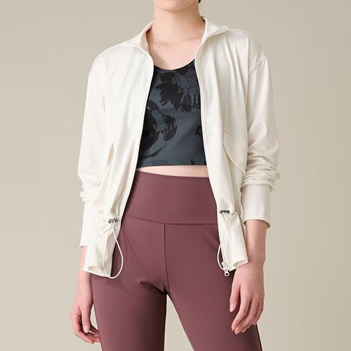 リアルストーン Real Stone ジップアップジャケット ヨガ フィットネス ウィメンズ RS-L616JK-OW