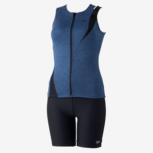 スピード SPEEDO ディアゴナジッププロセパレーツ（レディース） フィットネス水着 SFW32410-XB