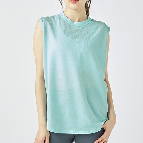 スーパーナチュラル [sn]super.natural JP 135 メッシュ アクティブ スリーブレス ノースリーブ ヨガ  ユニセックス SNUJ10100-223