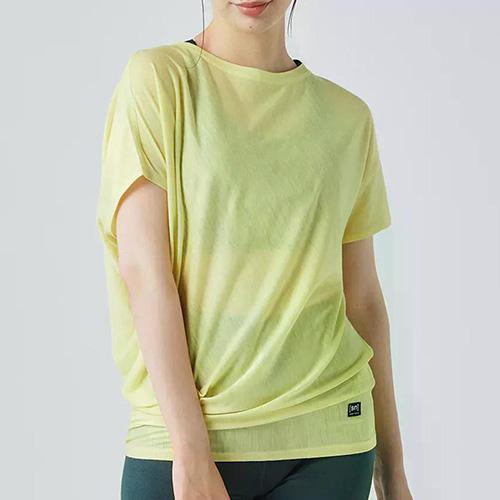 スーパーナチュラル [sn]super.natural W ヨガ ルーズ Tシャツ 半袖 ヨガ ウィメンズ SNW013470N-T48