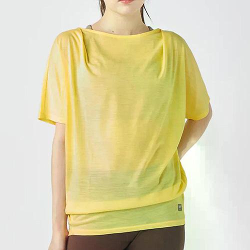 スーパーナチュラル [sn]super.natural JP 140 ヨガルーズ Tシャツ 半袖 ヨガ ウィメンズ SNWJ10205-220