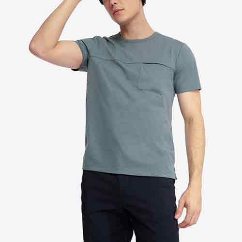 エーグル AIGLE UVC ポケットTシャツ半袖 メンズ アウトドア ZBHBG62-004